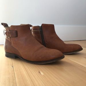 Frye Flat Ankle Boots